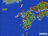 九州地方のアメダス実況(日照時間)(2024年04月28日)