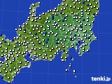 関東・甲信地方のアメダス実況(風向・風速)(2024年04月28日)