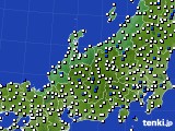 北陸地方のアメダス実況(風向・風速)(2024年04月28日)