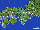 2024年04月28日の近畿地方のアメダス(風向・風速)