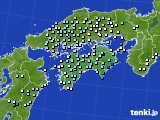 四国地方のアメダス実況(降水量)(2024年04月29日)