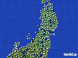 東北地方のアメダス実況(風向・風速)(2024年04月29日)