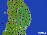 2024年05月01日の岩手県のアメダス(日照時間)