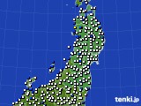 東北地方のアメダス実況(風向・風速)(2024年05月01日)