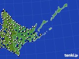 道東のアメダス実況(風向・風速)(2024年05月01日)