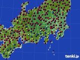 2024年05月02日の関東・甲信地方のアメダス(日照時間)