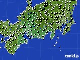 東海地方のアメダス実況(風向・風速)(2024年05月02日)