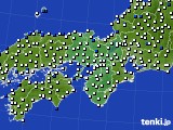 近畿地方のアメダス実況(風向・風速)(2024年05月02日)