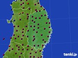 岩手県のアメダス実況(日照時間)(2024年05月03日)