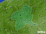 2024年05月03日の群馬県のアメダス(風向・風速)