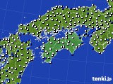 四国地方のアメダス実況(風向・風速)(2024年05月04日)