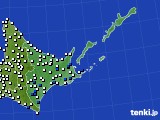 道東のアメダス実況(風向・風速)(2024年05月04日)