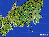 関東・甲信地方のアメダス実況(気温)(2024年05月05日)