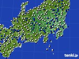 関東・甲信地方のアメダス実況(風向・風速)(2024年05月05日)