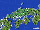 2024年05月05日の中国地方のアメダス(風向・風速)