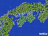 四国地方のアメダス実況(風向・風速)(2024年05月05日)