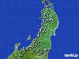 東北地方のアメダス実況(降水量)(2024年05月07日)