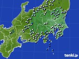 関東・甲信地方のアメダス実況(降水量)(2024年05月07日)