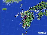 2024年05月07日の九州地方のアメダス(日照時間)