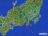 2024年05月07日の関東・甲信地方のアメダス(風向・風速)