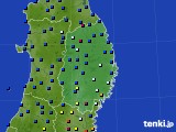 2024年05月08日の岩手県のアメダス(日照時間)