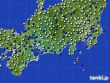 東海地方のアメダス実況(風向・風速)(2024年05月08日)