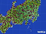 2024年05月09日の関東・甲信地方のアメダス(日照時間)