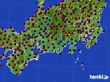 2024年05月09日の東海地方のアメダス(日照時間)