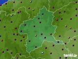 2024年05月09日の群馬県のアメダス(日照時間)