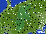 2024年05月09日の長野県のアメダス(風向・風速)