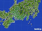 東海地方のアメダス実況(風向・風速)(2024年05月10日)