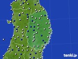 2024年05月10日の岩手県のアメダス(風向・風速)