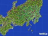 2024年05月11日の関東・甲信地方のアメダス(気温)