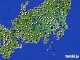 2024年05月11日の関東・甲信地方のアメダス(風向・風速)