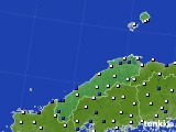 2024年05月11日の島根県のアメダス(風向・風速)