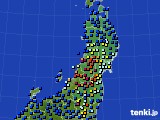 2024年05月12日の東北地方のアメダス(日照時間)