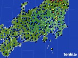 2024年05月12日の関東・甲信地方のアメダス(日照時間)