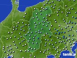 長野県のアメダス実況(降水量)(2024年05月13日)