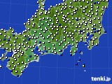 2024年05月13日の東海地方のアメダス(風向・風速)