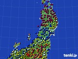 2024年05月15日の東北地方のアメダス(日照時間)