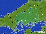 広島県のアメダス実況(日照時間)(2024年05月15日)