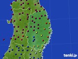 2024年05月15日の岩手県のアメダス(日照時間)