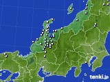 2024年05月16日の北陸地方のアメダス(降水量)