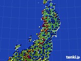 東北地方のアメダス実況(日照時間)(2024年05月16日)