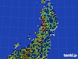 2024年05月16日の東北地方のアメダス(日照時間)