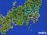 2024年05月16日の関東・甲信地方のアメダス(日照時間)