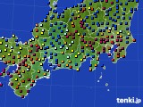 2024年05月16日の東海地方のアメダス(日照時間)