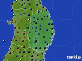 岩手県のアメダス実況(日照時間)(2024年05月16日)