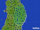 2024年05月16日の岩手県のアメダス(日照時間)