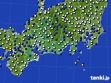 2024年05月16日の東海地方のアメダス(風向・風速)